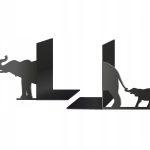 Buchstützen Metall Elefant 2 Stück P009