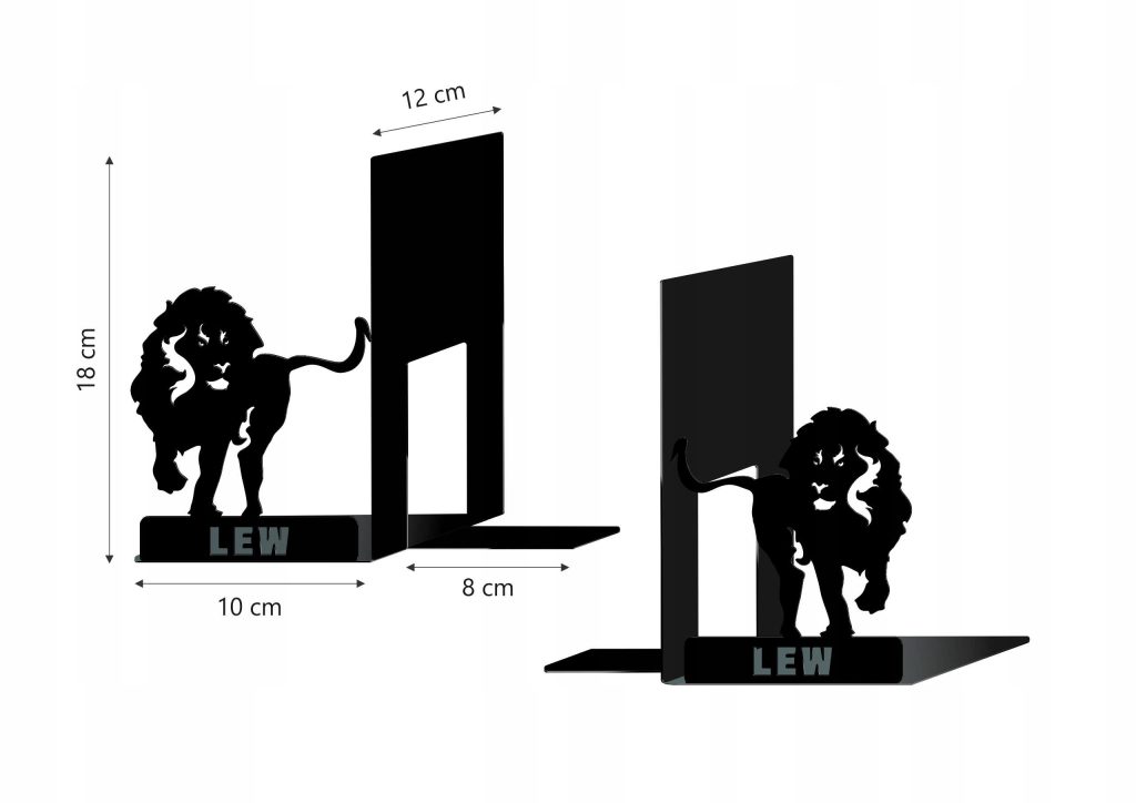 Buchstützen Sternzeichen Löwe P042 - Image 2