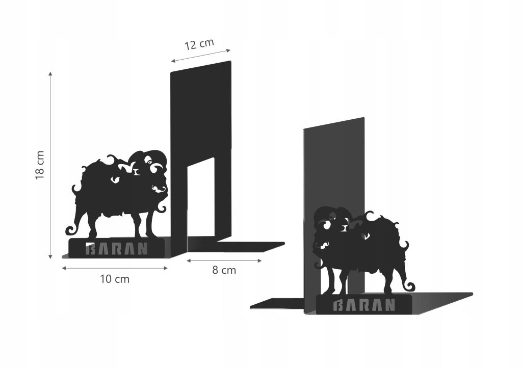 Buchstützen Sternzeichen Widder P043 - Image 2
