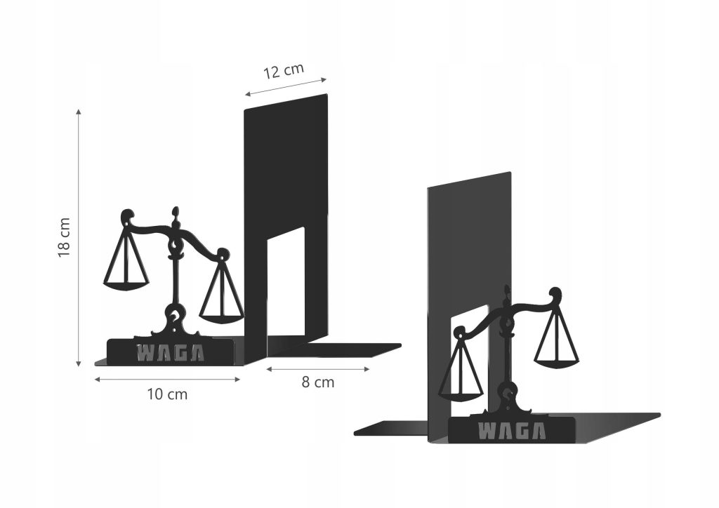 Buchstützen Sternzeichen Waage P046 - Image 2