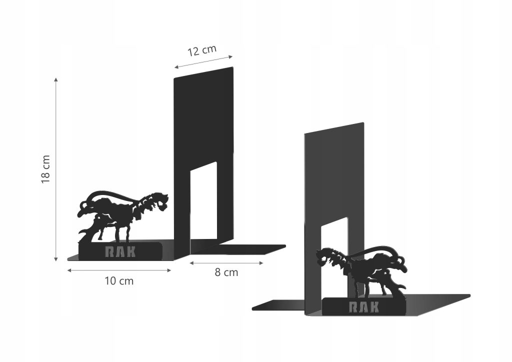 Buchstützen Sternzeichen Krebs P053 - Image 2