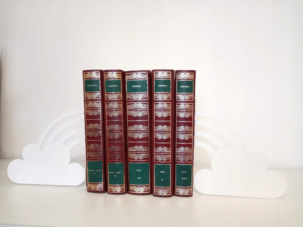 Buchstützen Metall Wolken P087 - Image 2