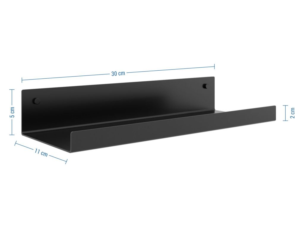 Wandregal Metall Badezimmer 30 cm - Image 5