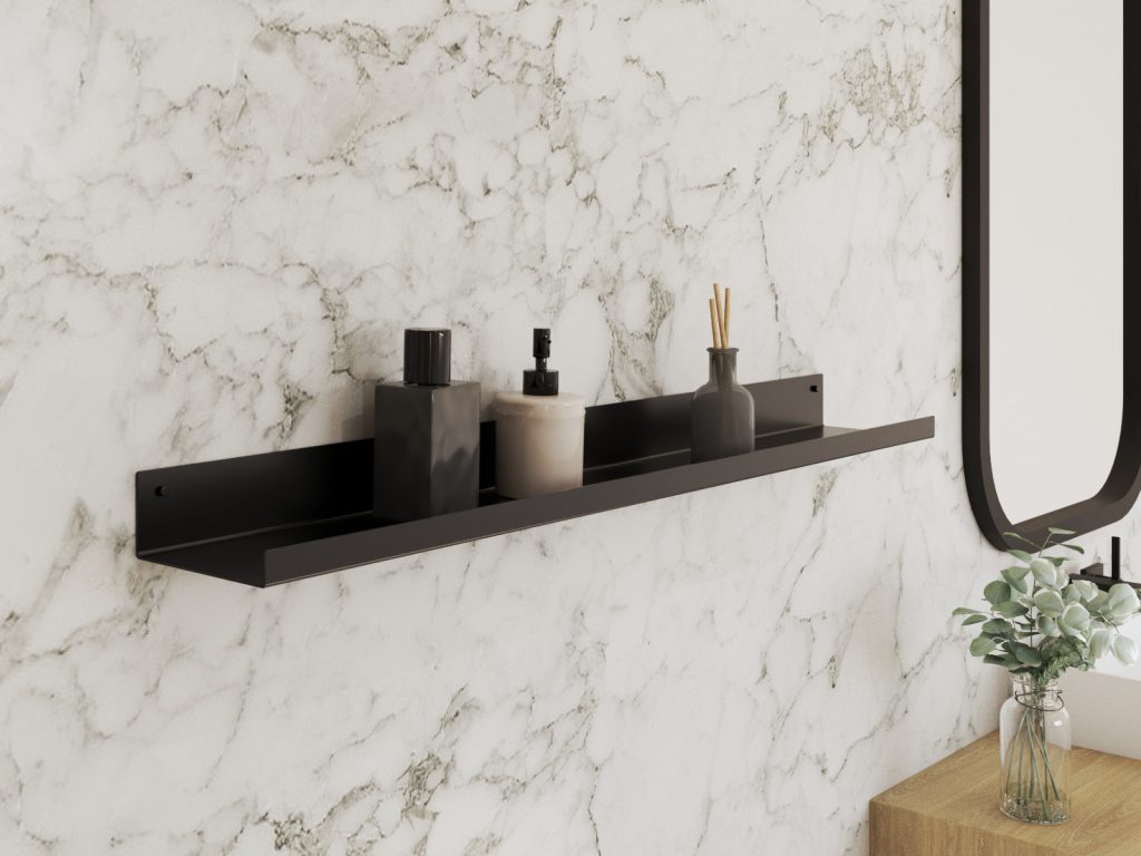 Wandregal Metall Badezimmer 80 cm - Image 3