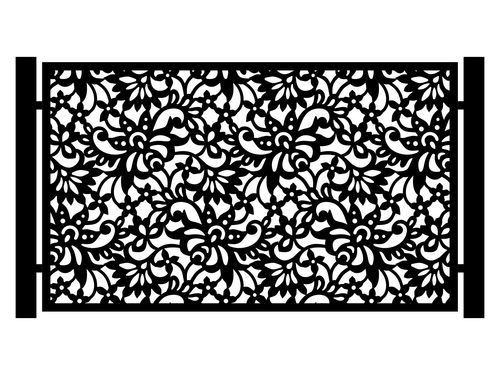 por000-bot05-120-cza Zaunfeld Nicola 200×120 cm - Image 1