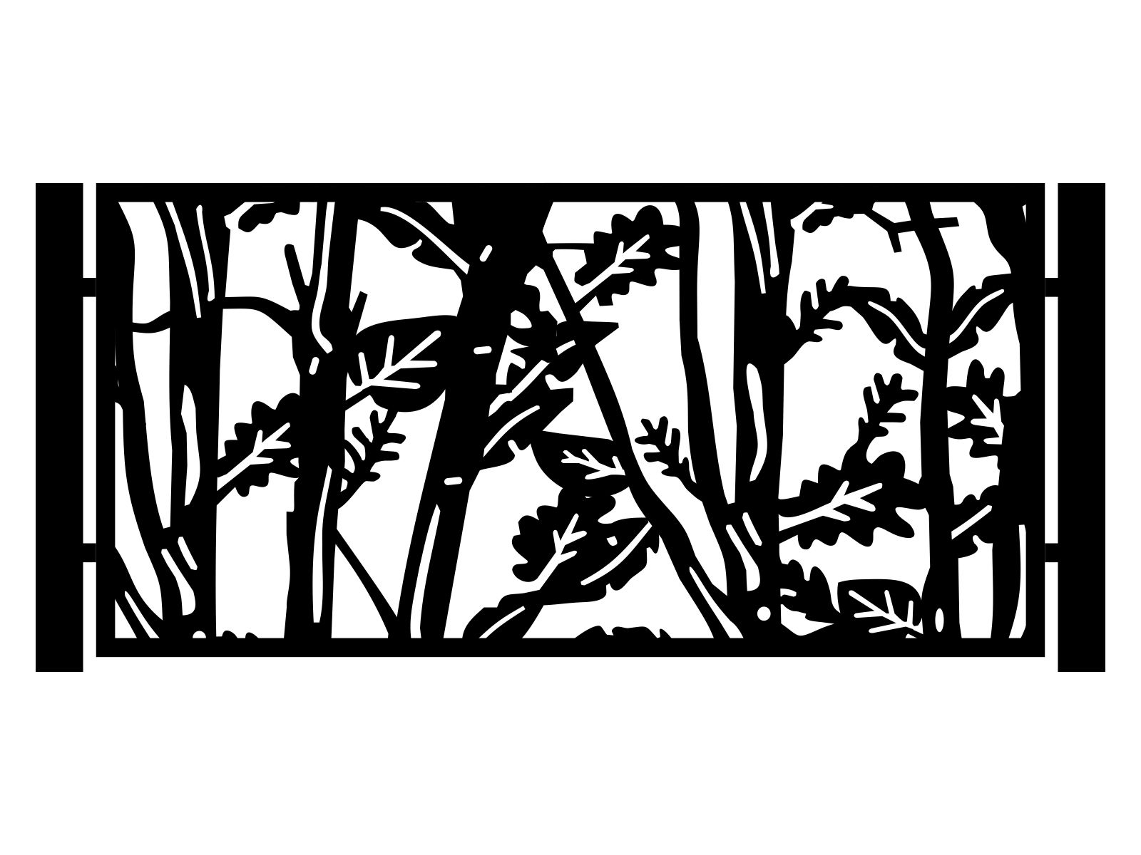 por000-bot26-100-cza Zaunfeld Serena 200×100 cm - Image 1