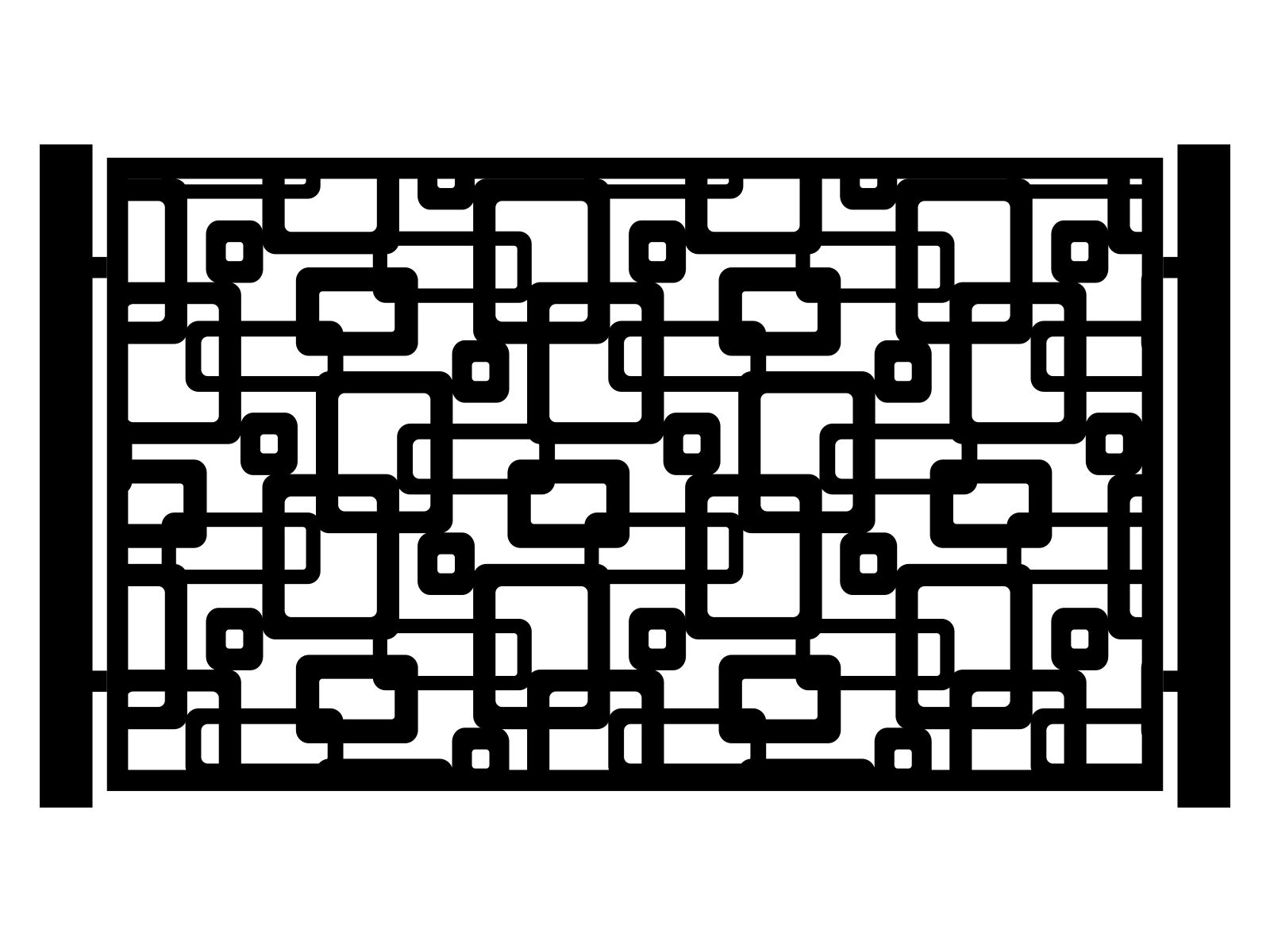 por000-geo03-120-cza Zaunfeld Coletta 200×120 cm - Image 1