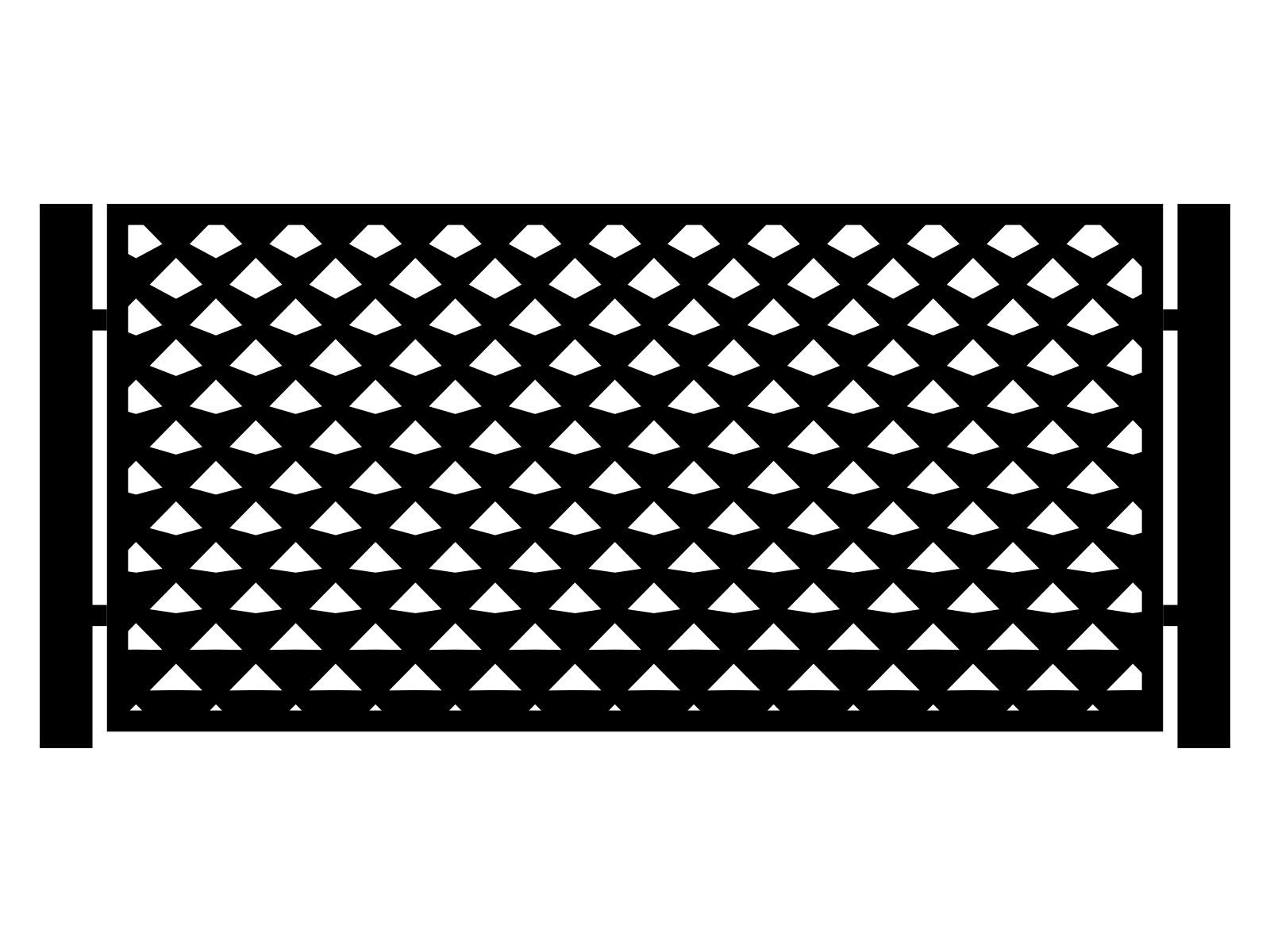 por000-geo04-100-cza Zaunfeld Dina 200×100 cm - Image 1