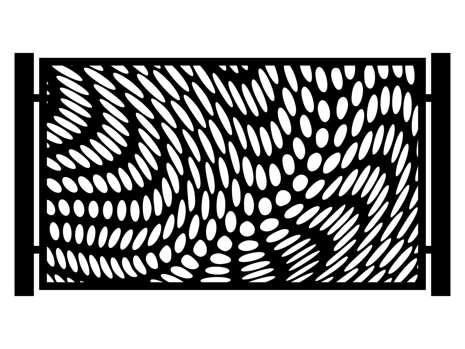 por000-geo05-120-cza Zaunfeld Cornelia 200×120 cm - Image 1