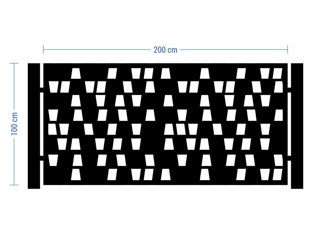 Zaunfeld  Cristina 200×100 cm - Image 2