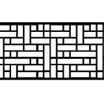 Zaunfeld  Claudia 200×100 cm