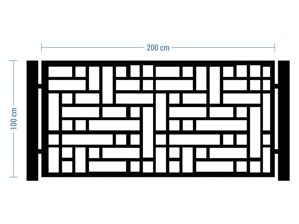 Zaunfeld  Claudia 200×100 cm - Image 2