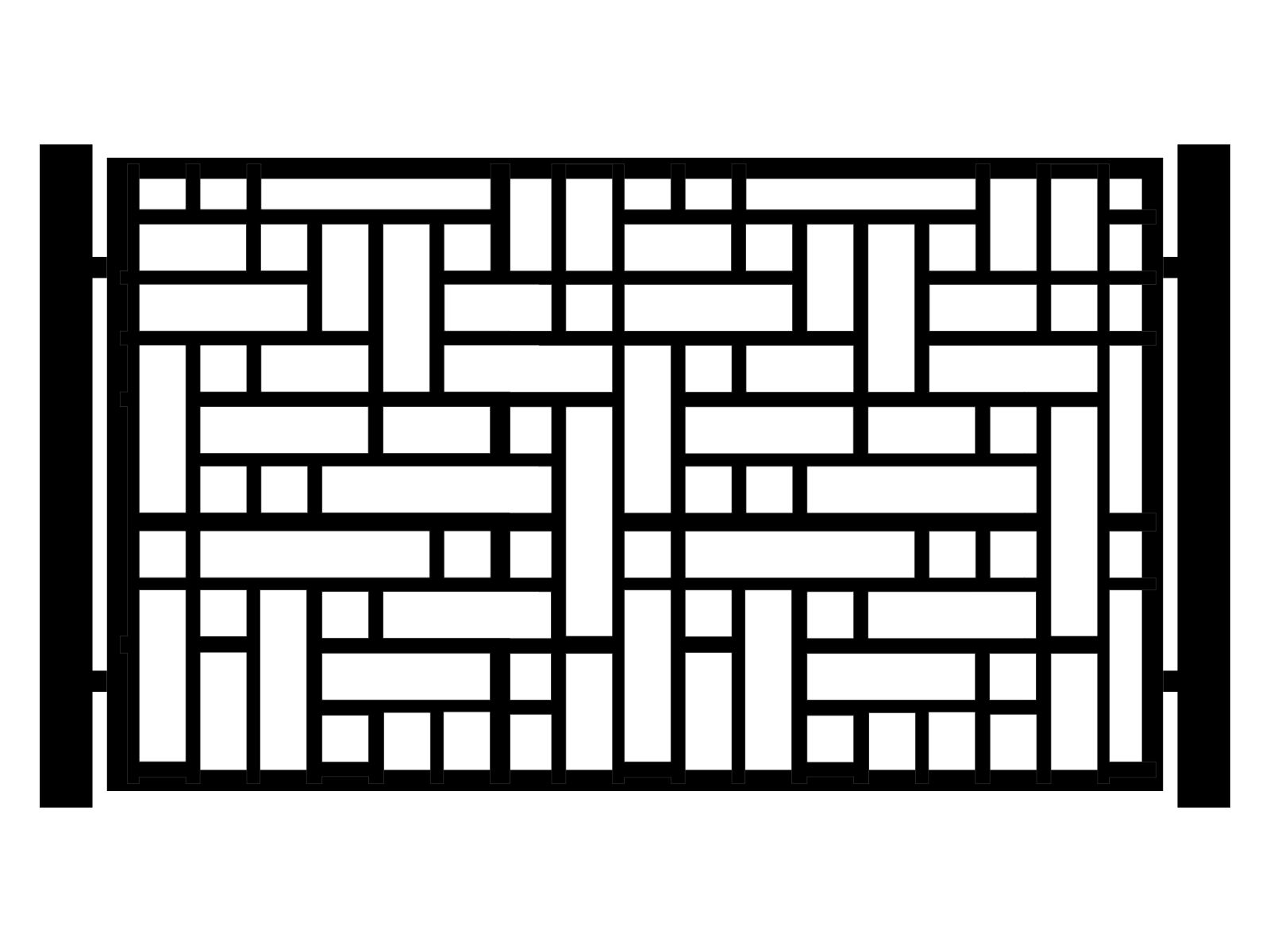 por000-geo30-120-cza Zaunfeld Claudia 200×120 cm - Image 1