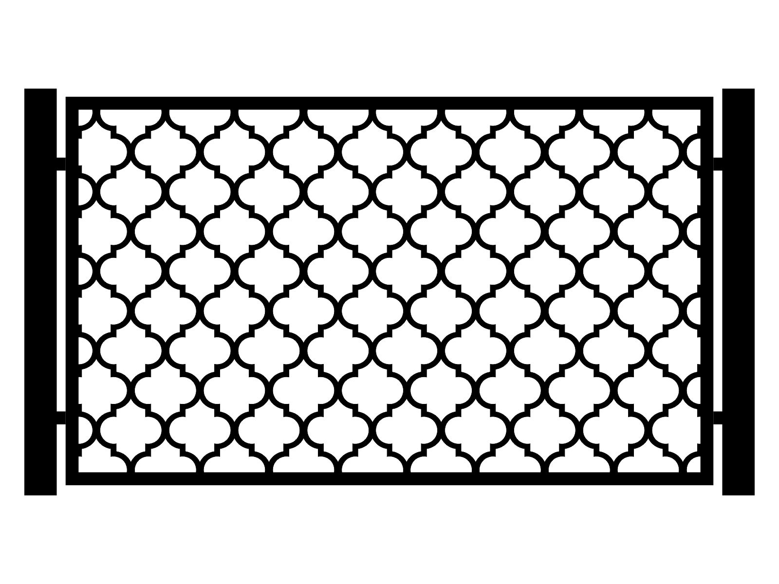 por000-kps10-120-cza Zaunfeld Bianca 200×120 cm - Image 1