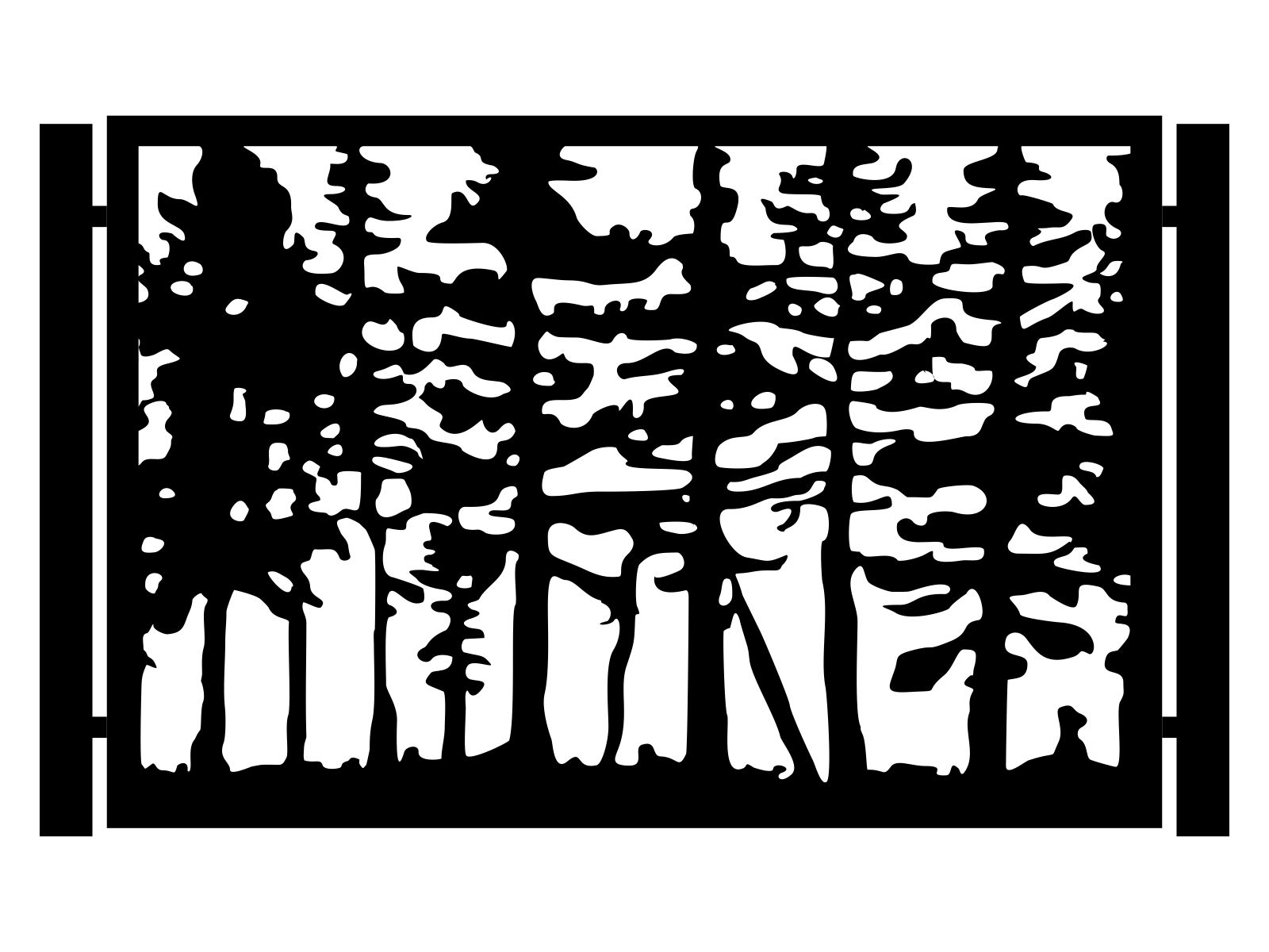 por000-nat04-135-cza Zaunfeld Veronica 200×135 cm - Image 1