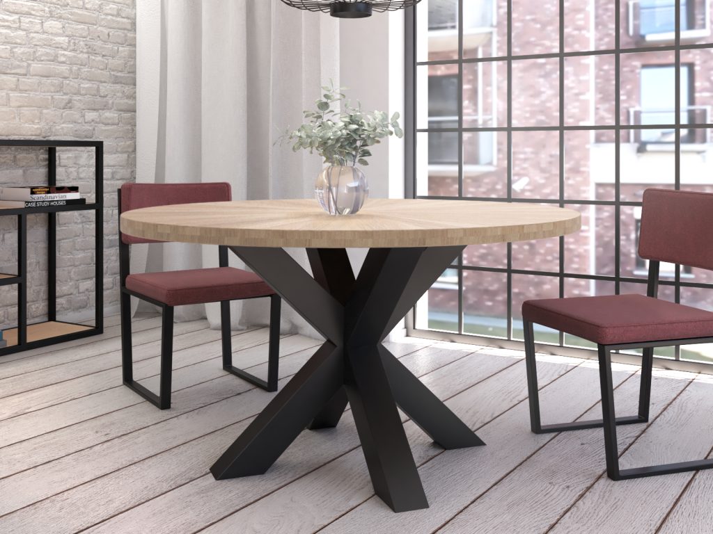 Tischbein aus Metall Spinne Heavy S - Image 3