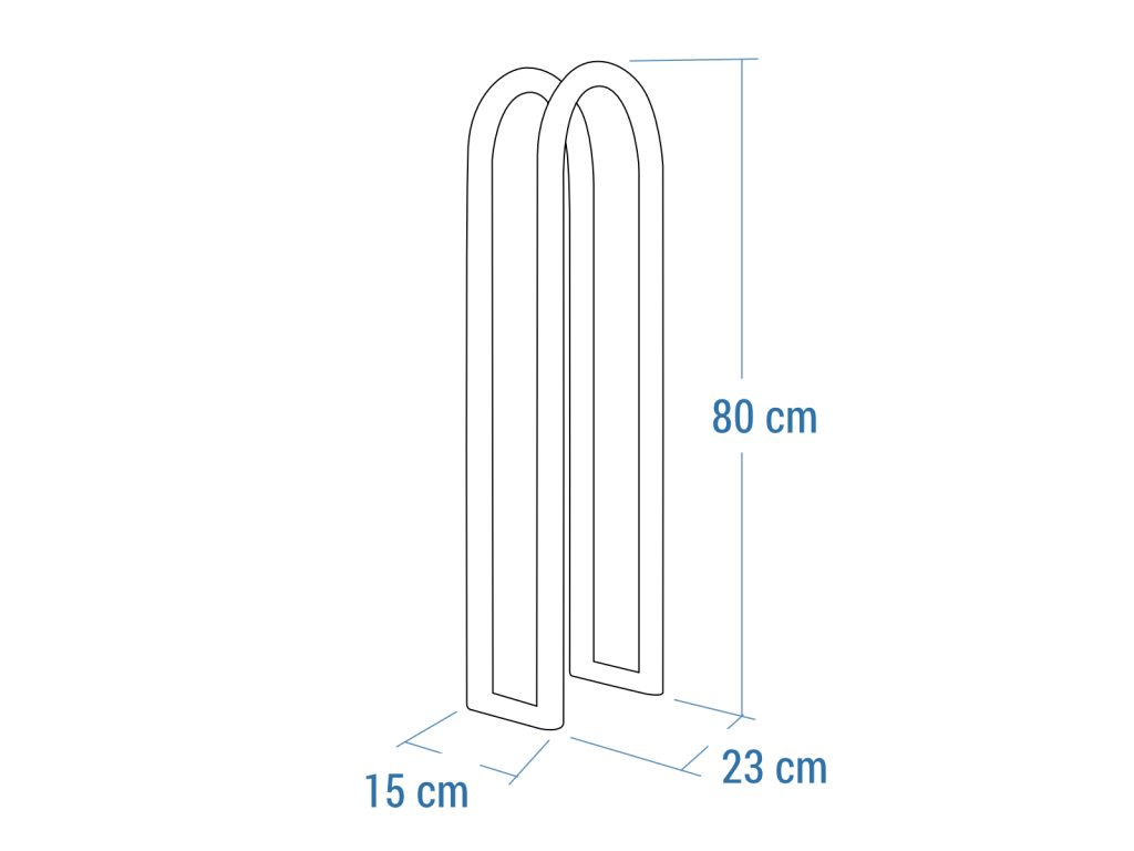 Fahrradständer Arc Chrom - Image 4