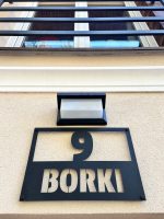 Adressschild mit Straßenummer verzinken - Image 3