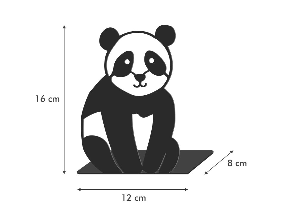 Buchstützen Panda T46 - Image 3