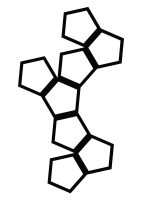 Rankhilfe Metall Pentagon M 54x84 cm