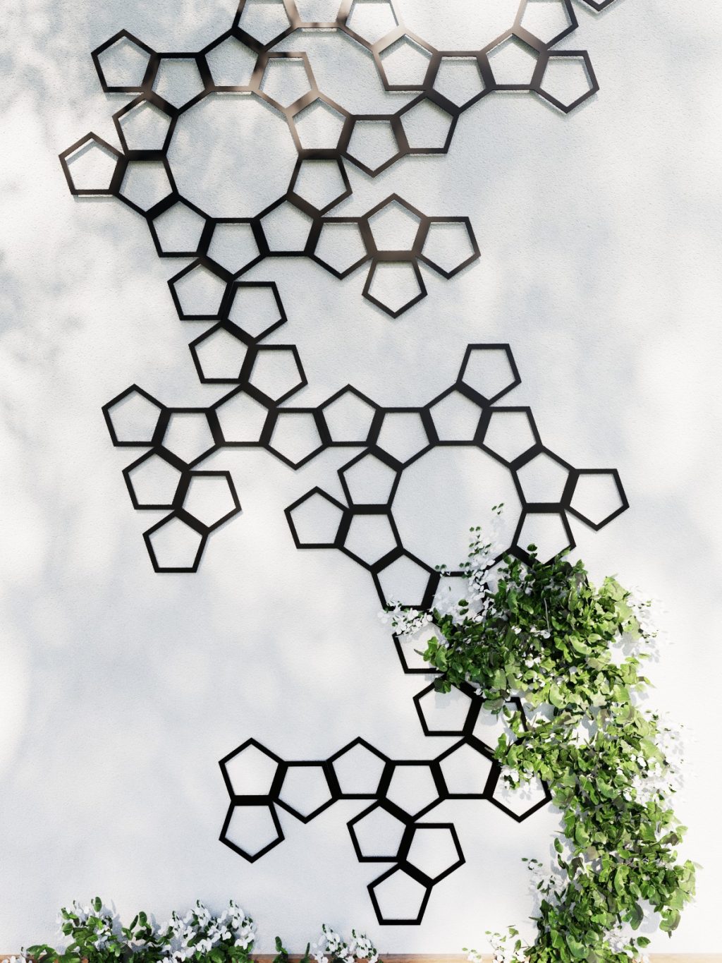 Rankhilfe Metall Pentagon M 54x84 cm - Image 3