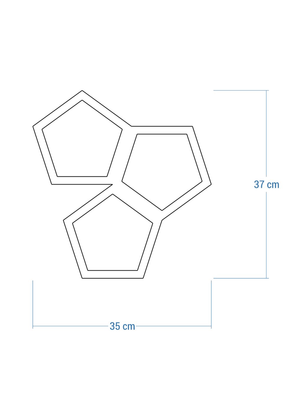 Rankgitter Pentagon S 35x37 cm - Image 5