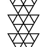 Rankhilfe Dreiecke L 52x90 cm