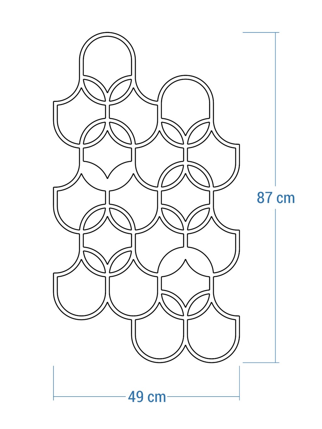 Rankhilfe Orient M 49x87 cm - Image 5