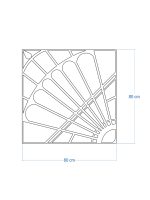 Wandspalier Paro L 80x80 cm - Image 5