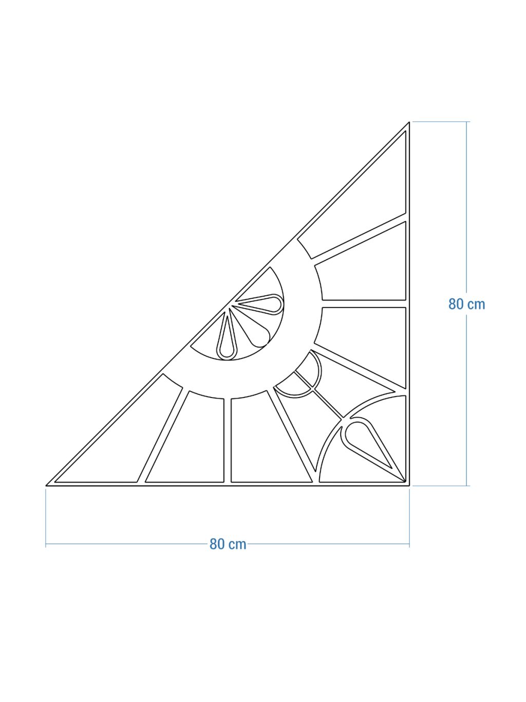 Wandspalier Paro M 80x80 cm - Image 6