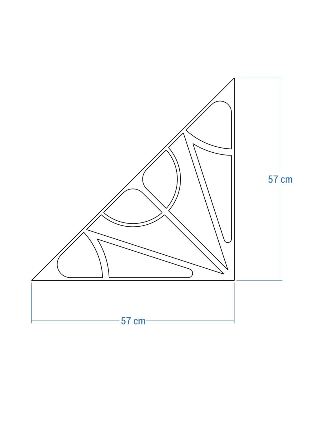 Wandspalier Paro S 57x57 cm - Image 5