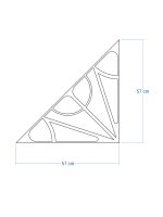 Wandspalier Paro S 57x57 cm - Image 5