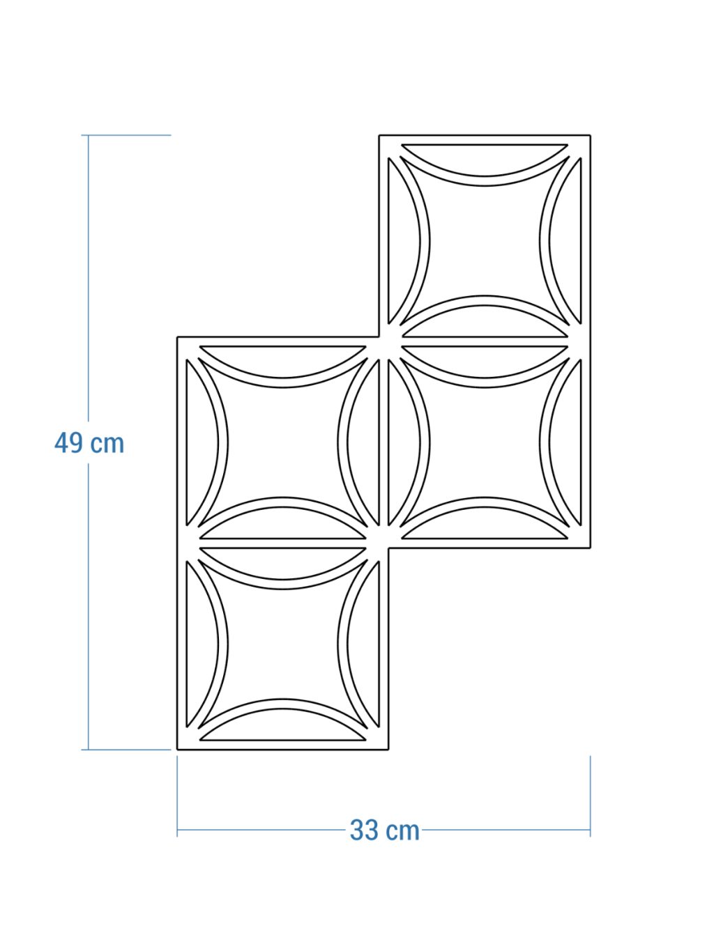 Wandspalier Matte S 33x49 cm - Image 4