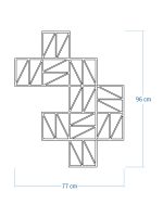 Wandspalier Zigzag L 77x96 cm - Image 4