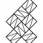 Wandspalier Zigzag M 58x77 cm