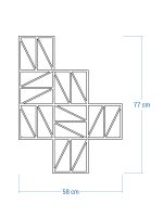 Wandspalier Zigzag M 58x77 cm - Image 4