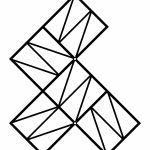 Wandspalier Zigzag S 58x58 cm