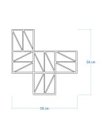 Wandspalier Zigzag S 58x58 cm - Image 4