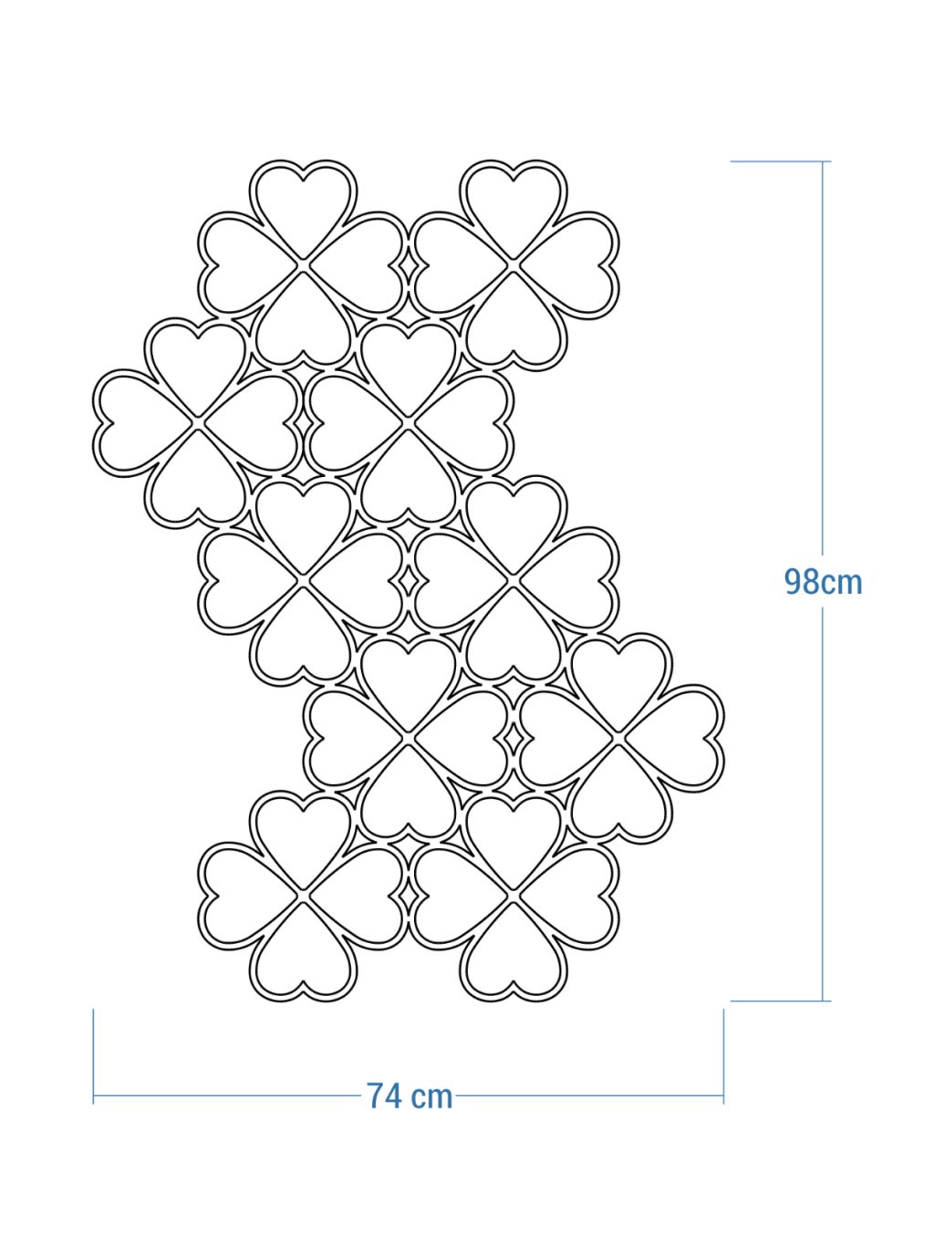 Rankhilfe Metall Trebo L 74x98 cm - Image 4