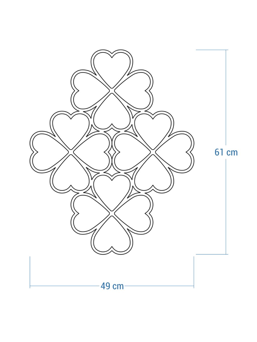 Rankhilfe Metall Trebo S 49x61 cm - Image 4