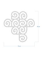 Rankhilfe Metall Kumulus M 79x79 cm - Image 4
