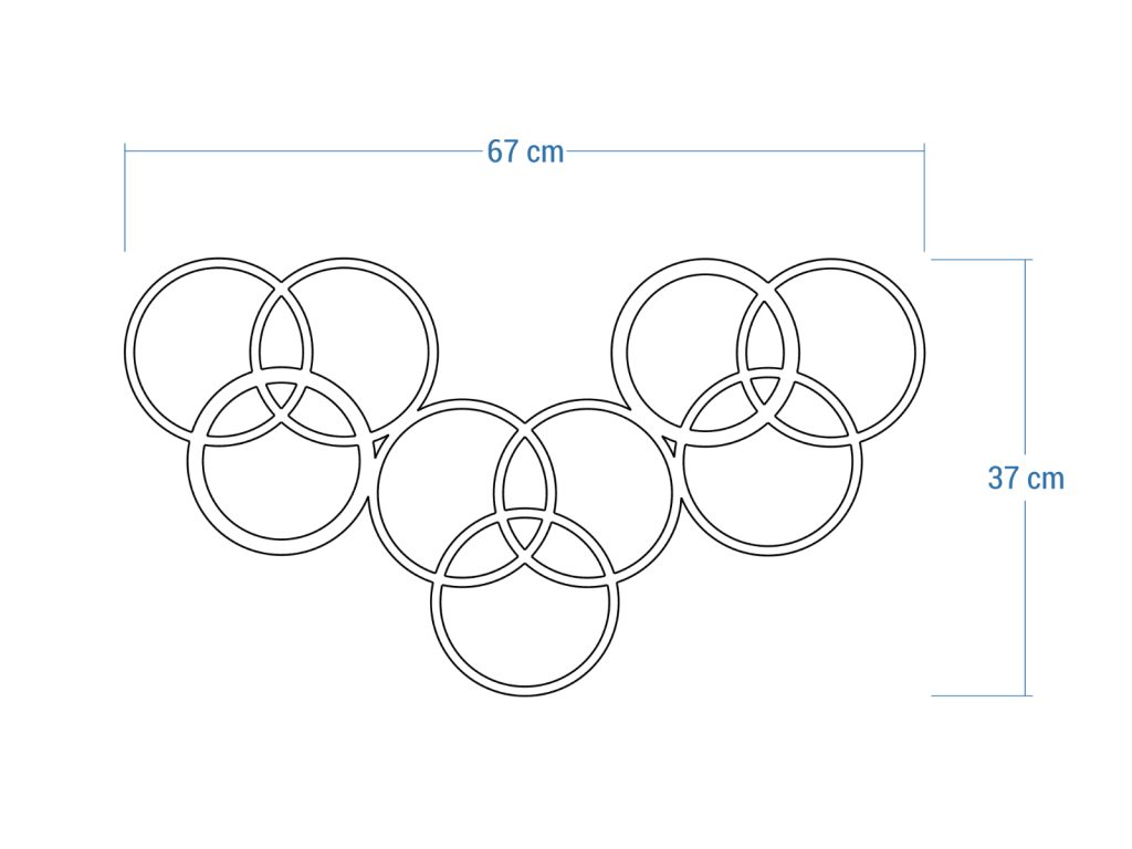 Rankhilfe Metall Kulos S 67x37 cm - Image 4