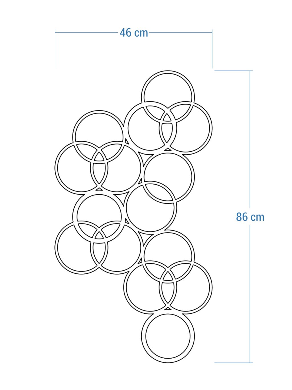 Rankhilfe Metall Kulos M 46x86 cm - Image 4