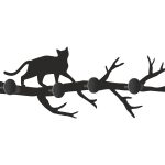 Kleiderhaken Zweigstelle 30 cm