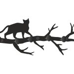 Kleiderhaken Zweigstelle 40 cm