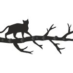 Kleiderhaken Zweigstelle 50 cm