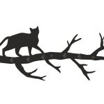 Kleiderhaken Zweigstelle 70 cm