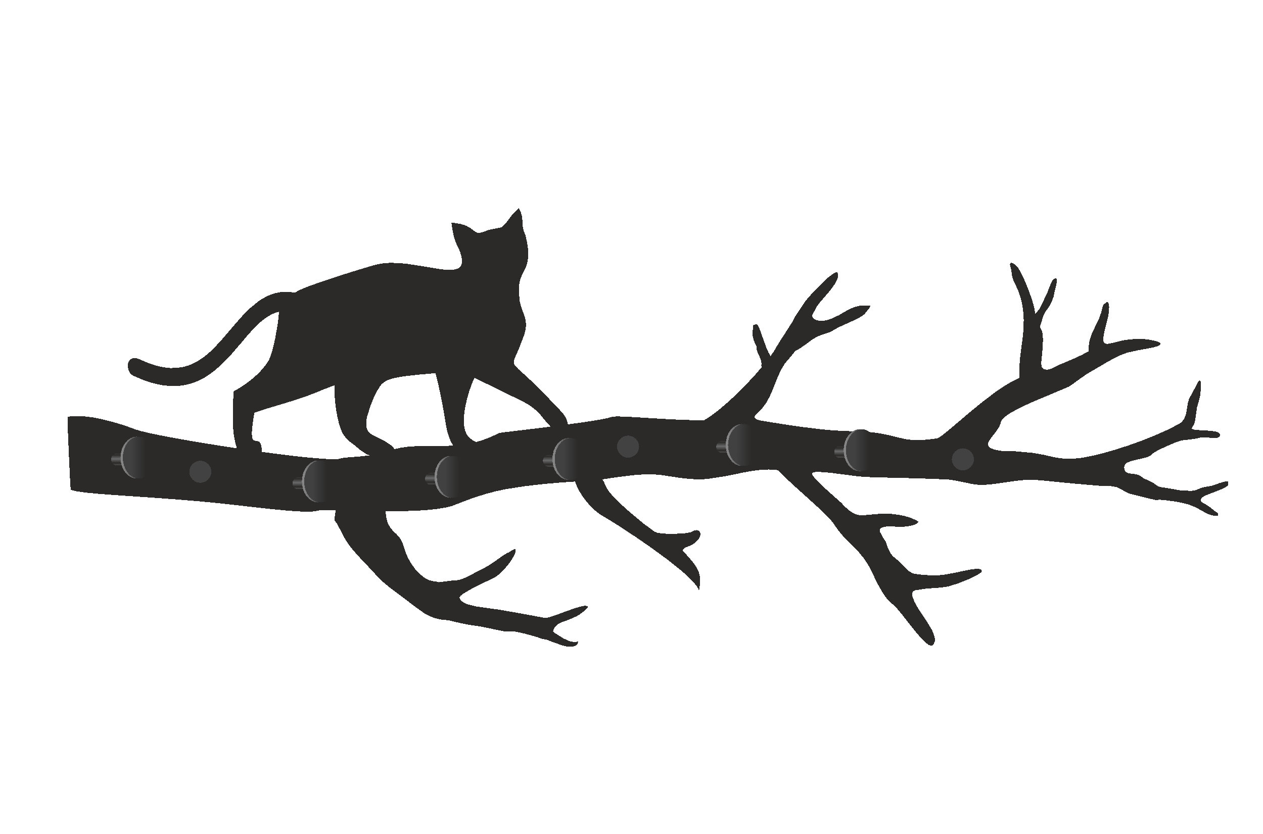 w122-70-cza Kleiderhaken Zweigstelle 70 cm - Image 1