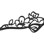 Wandhaken Kirsche 40 cm