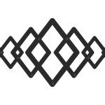 Wandhaken Geometric 80 cm